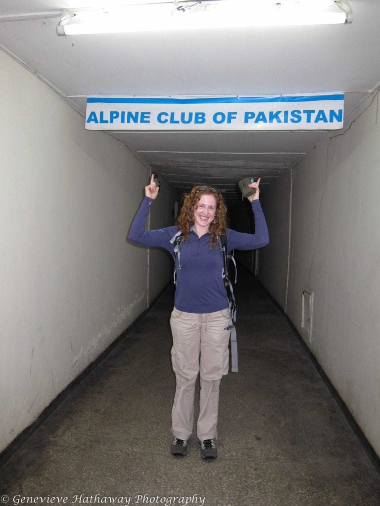 Visiting the Alpine Club of Pakistan's offices. Photo: Genevieve Hathaway Photography.