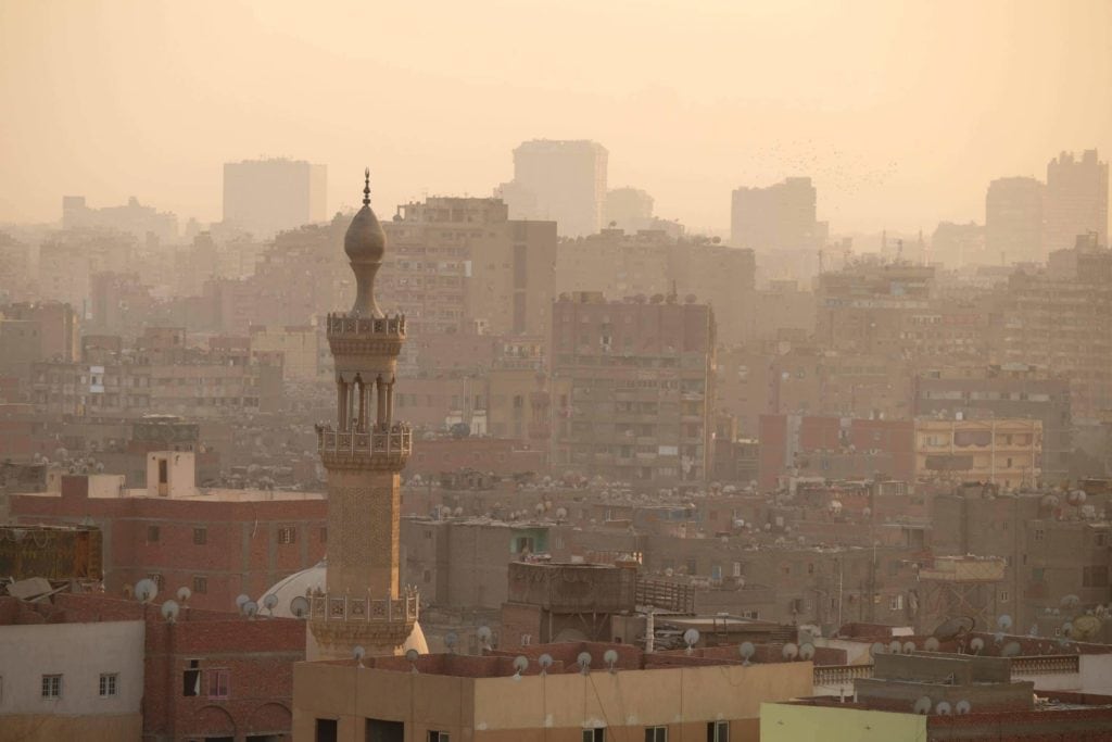 Skyline of Old Cairo.