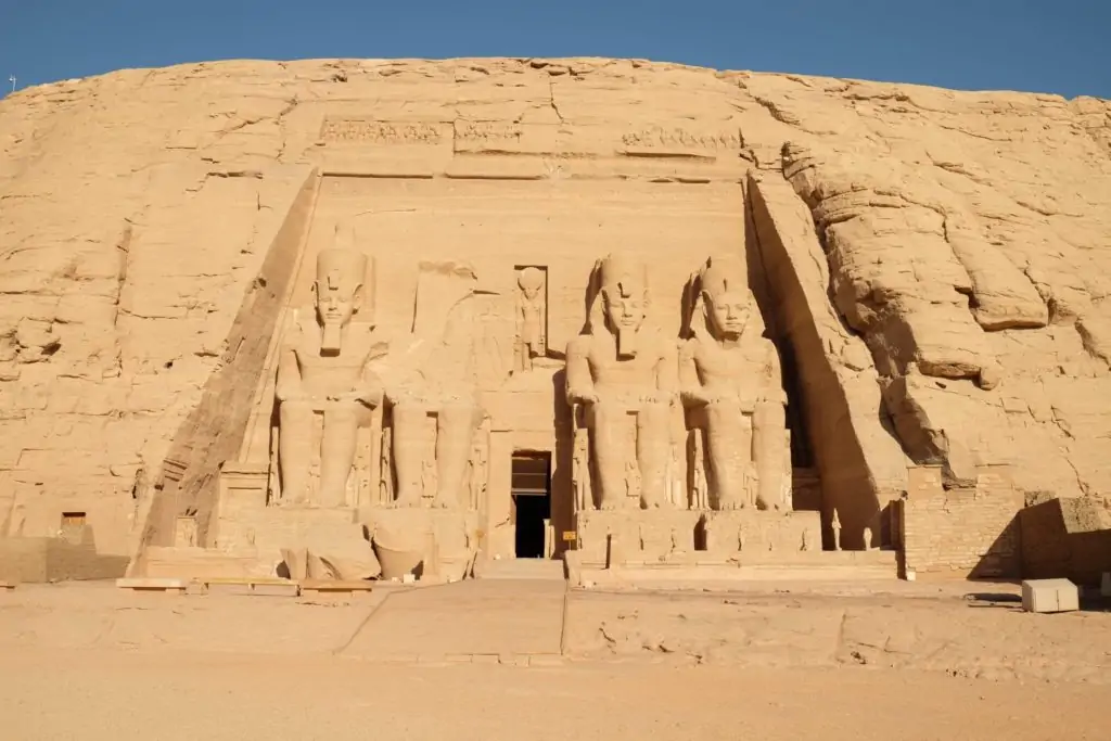 A quiet moment at Abu Simbel. Photo: Genevieve Hathaway.