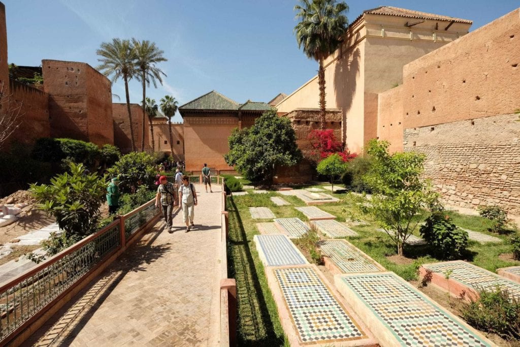 Saadian tombs. Marrakech, Morocco. ArchaeoAdventures Tours.