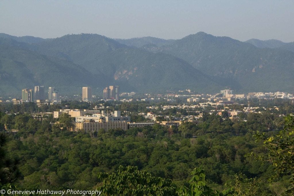 Islamabad, Pakistan's capital city, is only 40 years old. It was established to be the country's political and economic center. Photo: Genevieve Hathaway Photography.