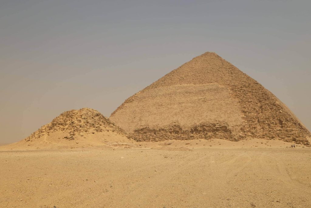 Sneferu's Bent Pyramid. Photograph: Genevieve Hathaway Photography