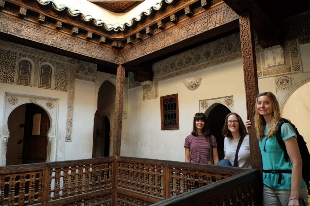 Upper rooms of the Ben Youssef Madrasa. Marrakech, Morocco. ArchaeoAdventures: Tours